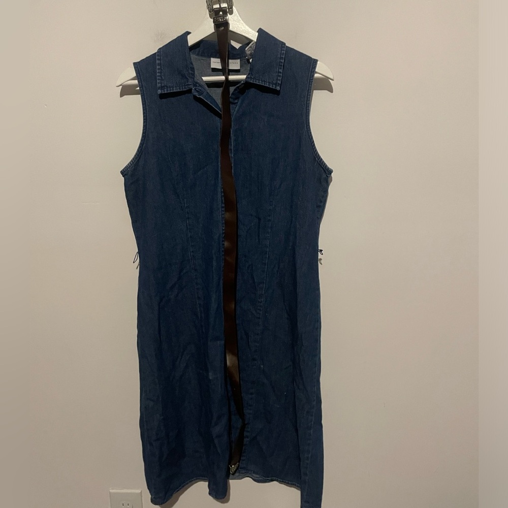 GAP Blue Denim Dress‎ cotton size 8